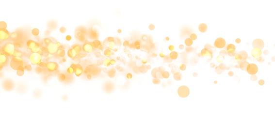 Vector gold sparkle, dust, Bokeh, glitter particles background effect. Glowing light effect with glitter on transparent background