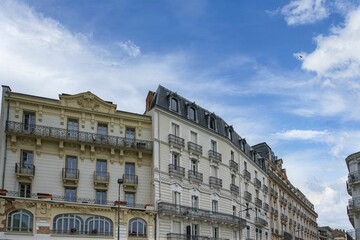Obraz premium Vichy in France, thermal city, houses
