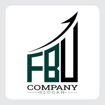 FBU Company Logo Design Growth vector, FBU Upward Arrow Business Success Logo vector, FBU Corporate Branding Logo , FBU logo design, FBU simple and modern logo, FBU business finance logo design, etc.