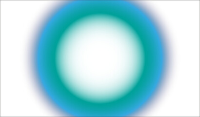 Abstract 3D glossy blue sphere with reflection, a shiny crystal ball icon