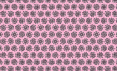 pink background with circles