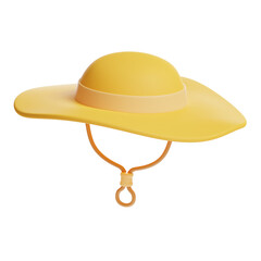 3d hat gardening icon