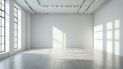 Fototapeta premium Empty Modern Gallery Space