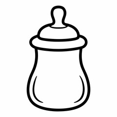 vector illustration of a bottle