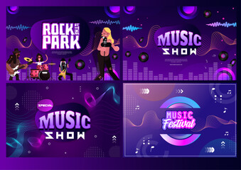 Music festival background 