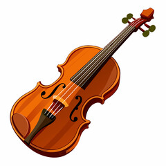Fototapeta premium violin isolated on white