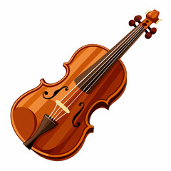 Fototapeta premium violin isolated on white