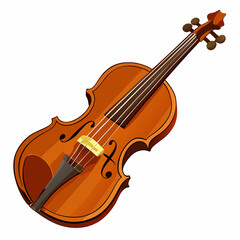 Fototapeta premium violin isolated on white