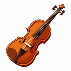 Fototapeta premium violin isolated on white