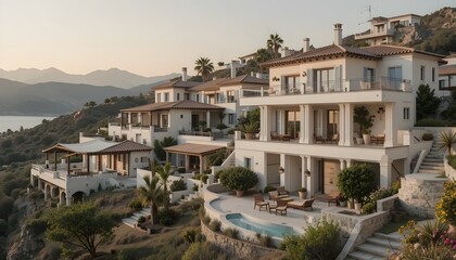 Obraz premium beautiful villas