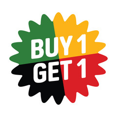 Buy one get one free sale offer graphic