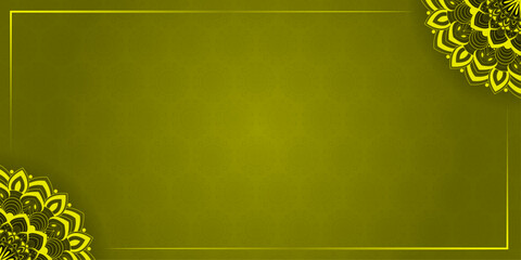 Cultural special gradient blog writing frame | Floral modern background with line,  for banner, futuristic, presentation, decoration, greeting, card | Floral pattern with olive gradient color 