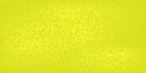 Abstract yellow square mosaic background with a soft gradient and pixelated effect. A vibrant and modern design perfect for tech, digital, or creative projects.