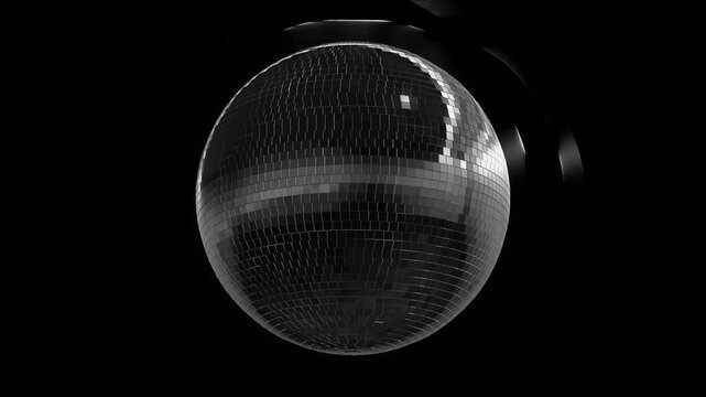 Loopable Animation of a Rotating Disco Ball Plus Alpha