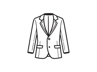 Blazer Line Art Drawing Set