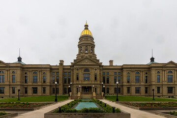 Obraz premium Wyoming State Capitol Building in Downtown Cheyenne