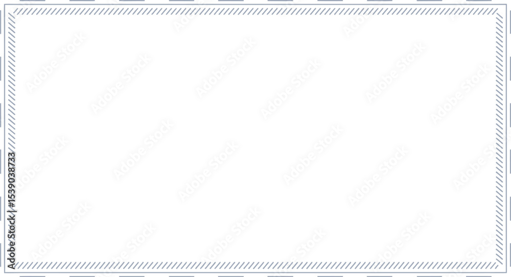 Poster Rectangle border frame design element graphic template illustration vector image for web and print use editable stock vector illustration