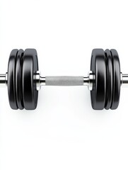 Fototapeta premium dumbbell isolated on white background