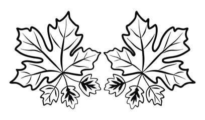 maple leaf silhouette