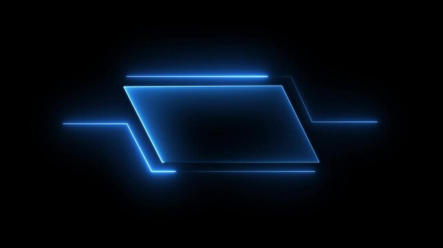 Hud element perfect for technology, scifi, and digital design projects.Futuristic digital HUD cyber frame technology for video overlay templates.