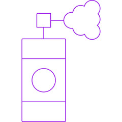 Spray single icon vector illustration