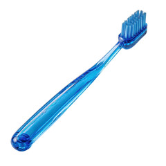 Blue Plastic Toothbrush Photo Stock PNG Transparent
