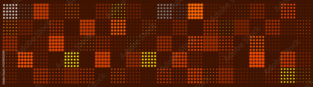 Poster soft and smooth abstract halftone gradient dots technology. halftone gradient background. futuristic