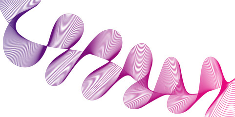 Abstract dynamic multicolor lines, waves. technology line stripe isolated science digital flowing black line. gradient colorful flowing wave design element. wavy lines gradient background.	