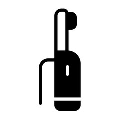 Obraz premium Electric Toothbrush Vector Icon