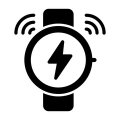 Smartwatch Charger Vector Icon