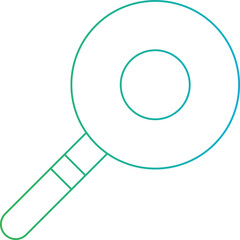 Magnifier single icon vector illustration