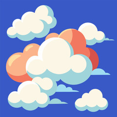 blue sky with clouds