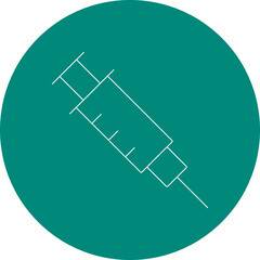 Syringe single icon vector illustration
