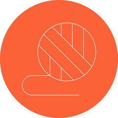 Thread single icon vector illustration