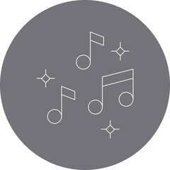 Music single icon vector illustration
