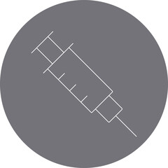 Syringe single icon vector illustration