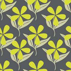 Fototapeta premium seamless floral pattern
