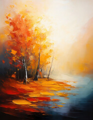 Beautiful abstract autumn background.