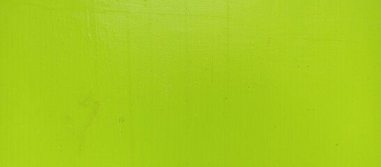 Bright Lime Green Painted Wall Texture Background