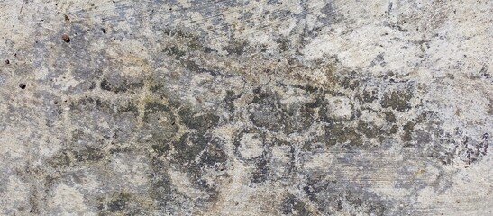 Detailed Grungy Concrete Texture with Circular Stains