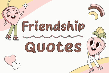 Cute cartoon font with smiling faces and heart design