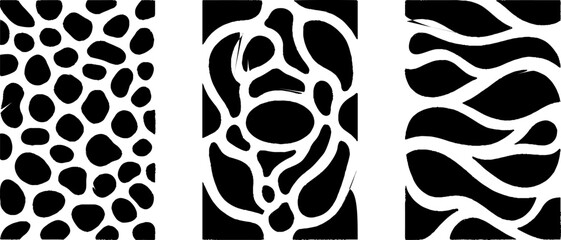 Abstract honeycomb and cracked glaze design with organic leaf patterns for creative projects