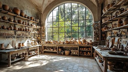 florentine artisan workshop interior italian culture video