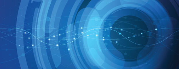 Abstract high technology and science background. Technological style