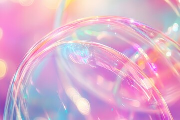 Rainbow chaotic abstract texture visible within soap bubbles swirling in vibrant colors and soft light, Rainbow chaotic abstract texture inside of the soap bubble, abstract closeup