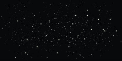 a dark background with scattered small white dots that resemble stars in the night sky.