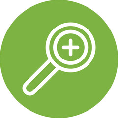 Fototapeta premium Zoom single icon vector illustration