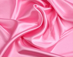 Obraz premium Pink Silk Draped Fabric Texture. (1)