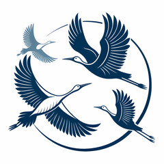 Obraz premium Colorful Birds Vector Illustration – Exotic Tropical Parrots, Songbirds, Hummingbirds, Wildlife Art, Ornithology, Nature Scene, Decorative Animal Artwork