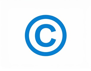 Fototapeta premium copyright logo, icon